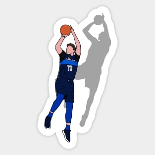 Luka and Dirk Fadeaway Sticker